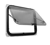 MasYosh Fenêtre de Camping-Car, Protection en Verre Acrylique Double Couche avec écran et Cadre Intérieur de Pare-Soleil, pour Caravane de Camping-Car