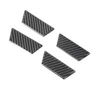 MasYosh Finition de bol de porte intérieure en fibre de carbone, 4 Pcs Set Entraînement main gauche Surface brillante 3D Effet Stéréo Cristal Goutte avec Preuve Anti -rayure, pour 2011 2018