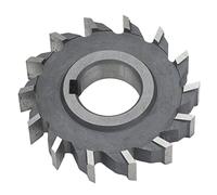 MasYosh Fraise à Dents Droites, Fraise Intégrale en Acier Rapide 63x12 avec Bord de Coupe Lisse, pour une Ouverture Précise des Trous et une Coupe D'engrenages