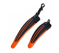 MasYosh Garde-boue de Vélo, 2 Pièces Garde-boue de Vélo de Montagne en PP Avant et Arrière, avec Angle Réglable, pour la Plupart des Vélos de Montagne pour Bloquer la Pluie