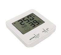 MasYosh Hygromètre du Thermomètre, Affichage Numérique avec Mémoire Maximale Min, 12 Heures du Calendrier D'alarme de 24 Heures, pour la Température Intérieure à la Maison Détection de
