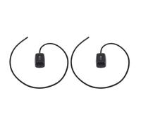 MasYosh Interrupteur à Bouton-poussoir de Voiture, Support de Surface (2 | Indice de Puissance 10 A, Fil de 18,9 Pouces, Longueur de 1,57 Pouces, Compact pour Voitures, Bateaux, Camions, VTT,