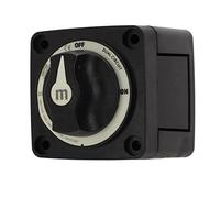 MasYosh Interrupteur de Batterie avec Deux Circuits, IP66 Étanche 300A Puissance Continue avec Boutons Accepter 3/8 Pouces Terminaux à Anneau, pour RV Bateau Marine Camion ATV UTV