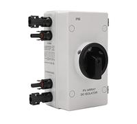 MasYosh Interrupteur de Déconnexion Solaire, IP66 DC 1000V 32A avec Position de Verrouillage 3 et Extinction à Arc Magnétique, pour les Systèmes D'énergie Solaire des Bateaux RVS et des