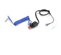 MasYosh Interrupteur universel de tueur de moteur hors-bord, ligne de sécurité d'arrêt d'urgence avec mousqueton rotatif, pour la plupart des bateaux à moteur de marque