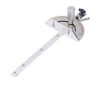 MasYosh Jauge D'onglet de Scie à Table, Alliage D'aluminium de Haute Précision à Angle Réglable avec échelle Claire, pour Scie à Ruban à Bois et Machine à Découper