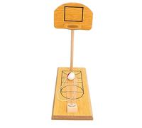 MasYosh Jeu de Basket-Ball de Bureau en Bois, Jouet de Tir de Cerceau de Basket-Ball avec Ajusteur d'angle pour L'interaction Parent-Enfant, Enfants de Plus de 3 Ans