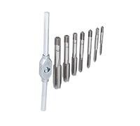 MasYosh Jeu de Clés à Tarauder, Bouchon de Filetage de Vis à Main avec Alésoir Réglable M3 M4 M5 M6 M8 M10 M12, pour Réparation Automobile, Maison et Machines, Filetage Métrique