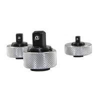 MasYosh Jeu de Cliquets à Doigt, 3 Pièces, Mini clé à Paume Réversible à Molette Réversible de 1/4 3/8 1/2 Pouces avec un Diamètre Compact de 38 Mm, pour les Espaces Restreints