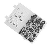 MasYosh Kit D'assortiment de Pinces de Tuyaux de 52 Pcs, 304 en Acier Inoxydable avec Coussin en Caoutchouc, 5 Tailles 1/4 Pouce 3/8 Pouces 1/2 Pouces 5/8 Pouces 5/16 Pouces, pour