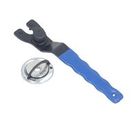 MasYosh Kit de Clés pour Meuleuse D'angle M10, en Acier Ni Cr de qualité Supérieure avec Poignée Enveloppée de Caoutchouc, Résiste à une Torsion de 40 Nm et à 12 000 Tr/min, pour