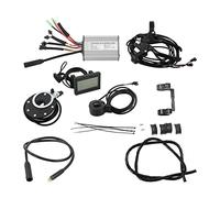 MasYosh Kit de Conversion de Vélo électrique 24 V 250 W, Moteur de Roue Arrière avec Contrôleur LCD 3 Mètres 20 A pour Modification de Vélo de Montagne, Jantes en Alliage D'aluminium