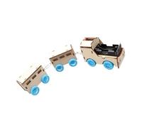 MasYosh Kit de Modèle de en Bois 3D, Jouet D'expérimentation Scientifique pour Enfants, Puzzle électrique pour Un Apprentissage Pratique, avec Transmission à Engrenage Moteur pour 6