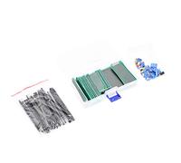 MasYosh Kit de Planches à Double Face, 100pcs PCB Panneaux de Circuit imprimé Universal Panneaux avec Espacement des Trous de 2,54 Mm, pour Les Projets D'électronique et de Soudage