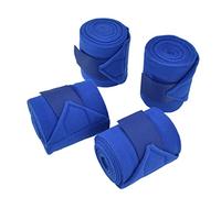 MasYosh Kit de Protection de Jambe de Cheval en Polyester pour Vache, Chien, Chat, Bleu, Fermeture Facile à Porter pour Tendons de Cheval, Longueur 2,5 M pour Divers Animaux de Compagnie