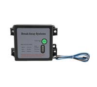 MasYosh Kit de Rupture de Remorque 12 V, Matériau PP Résistant aux Intempéries, Indicateur LED, Système de Freinage électrique avec Interrupteur à Ressort Rouge, Universel pour Véhicule