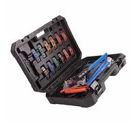 MasYosh Kit de Sertissage Manuel Automatique de Tuyaux AC, Outil de Sertissage Hydraulique Portable avec 7 Jeux de Matrices pour les Tailles de Tuyaux, avec Boîte de Rangement pour la