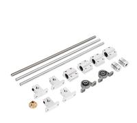 MasYosh Kit de Vis de Plomb en Acier Inoxydable Porter des Pièces D'imprimante 3D avec Axes Optiques Roulement de Bloc D'oreiller en Alliage de Zinc