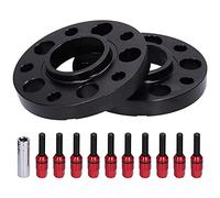 MasYosh Kit d'entretoises de roue 20 mm, adaptateur central avec cosse forgée en aluminium 6061 T6 avec plus de stabilité et espace libre du véhicule pour série 3 320d 1998 2013 (rouge)