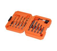 MasYosh Kit D'extracteur de Vis endommagé 11 Pièces, Outil Professionnel de Retrait de Goujons de Boulon avec Boîte de Rangement, pour L'entretien des Machines Automobiles à Domicile