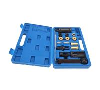 MasYosh Kit D'extracteur D'injecteur Professionnel, 18 Pièces Outil de Retrait D'injecteur de Carburant pour Siège 1.4 1.6 1.8 2.0 2.7 3.0 3.2 3.6 V6 4.2 V8 FSI Moteur à, avec Boîtier