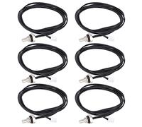 MasYosh Lot de 10 thermomètres capteurs de température sonde à tête hexagonale 1 mètre longueur du câble M8 filetage (10 k)