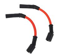 MasYosh Lot de 2 Câbles de Bougie D'allumage Haute efficacité de 10,4 Mm pour Machines des Séries XB9 et XB12 (Rouge)