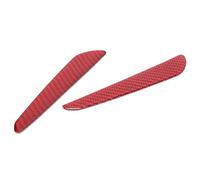 MasYosh Lot de 2 Coques de Rétroviseur, Garniture de Protection en Fibre de Carbone Véritable pour Rétroviseurs Latéraux, avec Ruban Adhésif, Ajustement Universel pour la Plupart des