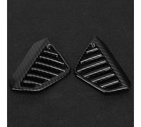 MasYosh Lot de 2 couvercles d'aération latéraux en fibre de carbone pour tableau de bord - Matériau ABS léger et anti, avec design autocollant, convient pour Mercedes Classe GLE GLS W167 X167 2020