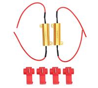 MasYosh Lot de 2 Décodeurs LED, Résistance de Charge 50 W 6 Ohm, Annulateur D'erreurs de Flash avec OBC et Avertissements D'erreurs de Bus CAN Clairs, pour Phares, Feux de Jour, Feux