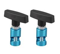 MasYosh Lot de 2 Tiges de Support de Capot de Voiture, Outil de Fixation, Tige de Levage Polyvalente, Dispositif Anti-pincement pour Berlines, SUV et Véhicules (Bleu)