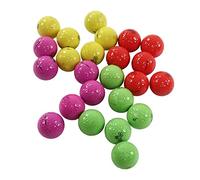 MasYosh Lot de 24 balles de golf, en caoutchouc synthétique de qualité supérieure, bonne résistance, pour débutantes, avec finition soignée pour les amateurs de sport (B153)