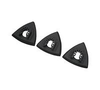 MasYosh Lot de 3 Patins de Ponçage Oscillants pour Outils Multifonctions, Ensemble Triangulaire à Dégagement Rapide avec Matériau ABS et Acier Inoxydable, pour Chicago Craftman