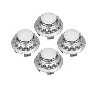 MasYosh Lot de 4 Cache-moyeux de Roue en Alliage D'aluminium de 7,6 Cm pour Classe A, C, E, S, SLK, GLA, GLC, GLK, CLS, ML, GL, avec Revêtement Antirouille et anticorrosion. (Ti Couleur)