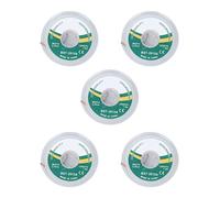 MasYosh Lot de 5 Tresses de Mèche à Souder, Ruban de Retrait de Soudure en Alliage de Cuivre à Haute conductivité Thermique, pour Absorber L'excès de Soudure dans les Circuits de