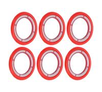 MasYosh Lot de 6 Rondelles d'étanchéité pour Bouchon de Vidange de Carter D'engrenages, Remplacement en Acier Inoxydable avec Revêtement en Caoutchouc pour Trous de Vis de Remplissage