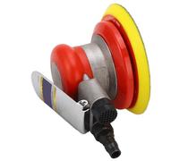 MasYosh Machine de Polissage Pneumatique, Ponceuse à Air 1/4 Pouces, Polisseuse avec Interrupteur à Pression et Maille Filtrante, pour Matériaux Composites en Bois, Métal, Fibre de