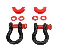 MasYosh Manilles à Anneau en D, Poids Nominal de 4,75 T, Charge de Rupture de 19 T, Manille D'ancrage à Goupille de Remorquage Robuste, avec Structure Sécurisée pour Treuil de Remorque,