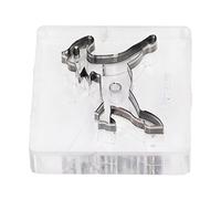 MasYosh Matrice de Découpe, Coupeur de Poinçonnage en Forme de Cheval avec Moule de Poinçonnage en Cuir en Acier allié à Bords pour le Traitement de Bricolage 67x51mm