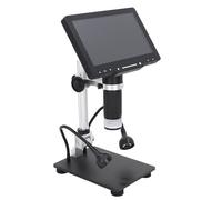 MasYosh Microscope électronique Numérique, écran IPS 7 Pouces, Loupe de Pièce de Monnaie HD 1080P avec Caméra 16MP, Zoom 50X à 1600X, pour la Reconnaissance D'erreurs de Pièces de