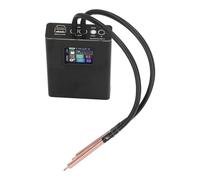 MasYosh Mini Soudeuse par Points, Batterie Rechargeable 5000 MAh avec écran LCD, Borne Plaquée or, Stylo en Cuivre de 8 Mm, pour Soudage par Points de Tôle de de 0,25 Mm