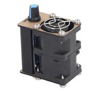 MasYosh Module de Commande de Ventilateur Puissant, Contrôleur de Ventilateur Violent Réglable à Vitesse sans étape 12W avec Boîtier en Acrylique Noir et Double Puissance, pour