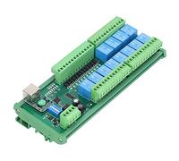 MasYosh Module de Commutateur de Relais, 12 Ports D'entrée Optiquement Isolés avec 7 Instructions sur Le Retard de Verrouillage, pour Carte D'extension de PLC RTU TCP Contrôleur de