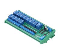 MasYosh Module de Relais 12 en 12 OUT Boîte électronique Plc avec Boîte de Rail DIN N4D8C12 12V