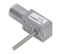 MasYosh Moteur à Engrenages, Bobine en Laiton DC12V Miniature Moteur à Engrenages à Haute Torsion avec Fonction de Verrouillage Automatique et Arbre Rotatif M6, pour Imprimantes Copieurs (66 TR/Min)