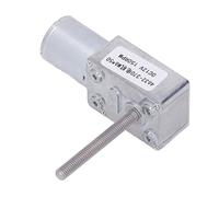 MasYosh Moteur à engrenages DC, M6 X 50 Mm Aluminium Cuivre Réversible Autobloquant, avec Tension nominale DC12V, pour Ouvre-Fenêtre Ouvre-Porte Petit Treuil (150 tr/min)
