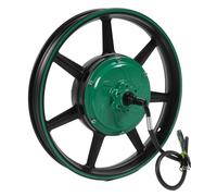 MasYosh Moteur de Moyeu sans Balais à Double Hall de 16 Pouces, Frein à Disque Léger et étanche en Alliage D'aluminium 48V 72V 800W 2000W, avec Protection contre les Surcharges et la (Verte)