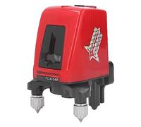 MasYosh Outil Auto-nivelant, Niveleur de Lignes Transversales avec Faisceau Rouge et Cadre Pendulaire amélioré pour un Nivellement Vertical Horizontal, avec Protection des Bords en