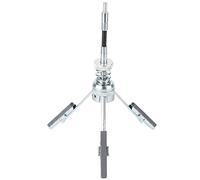 MasYosh Outil D'affûtage de Cylindre à 3 Mâchoires, Moteur à Arbre Flexible, élimination du Carbone avec Roue Moletée, pour Voiture, Plage de 2 à 6,5 Pouces