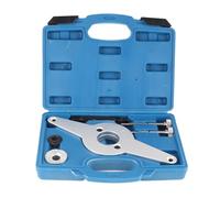 MasYosh Outil de Maintien D'amortisseur de Vibrations de Moteur, Outil de Retrait de Poulie de Vilebrequin pour 4 Cylindres 1.8 2.0 TFSI avec Outil de Maintien et Goupille de Tension,